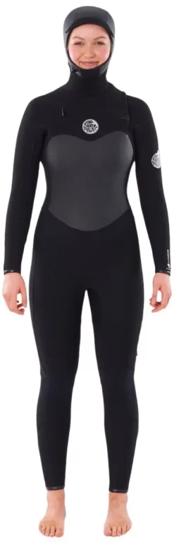 Rip Curl Flashbomb 6mm Hooded Chestzip Dames Wetsuit