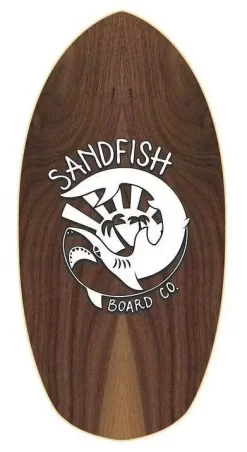 Sandfish Walnut Woody Grom Cruiser Skimboard